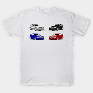 Mercedes E190 - X4 Cars T-Shirt